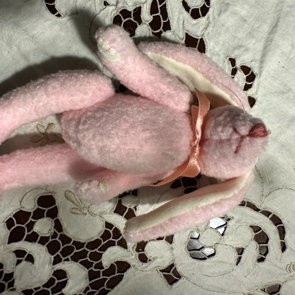 Ty Attic Treasures Lamb Bunny Bear Lot of 5 Beanie Babies 1993 - Picture 14 of 16